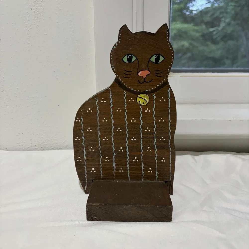 vintage cat shelf wood 8